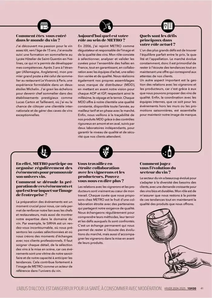 Metro Magazine 15h30 N°12 du 16 décembre au 30 avril 2025 - Catalogue page 35