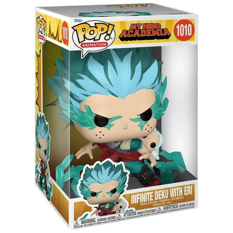 Funko POP! Figurine 1010 My Hero Academia Infinite Deku avec Eri 25cm