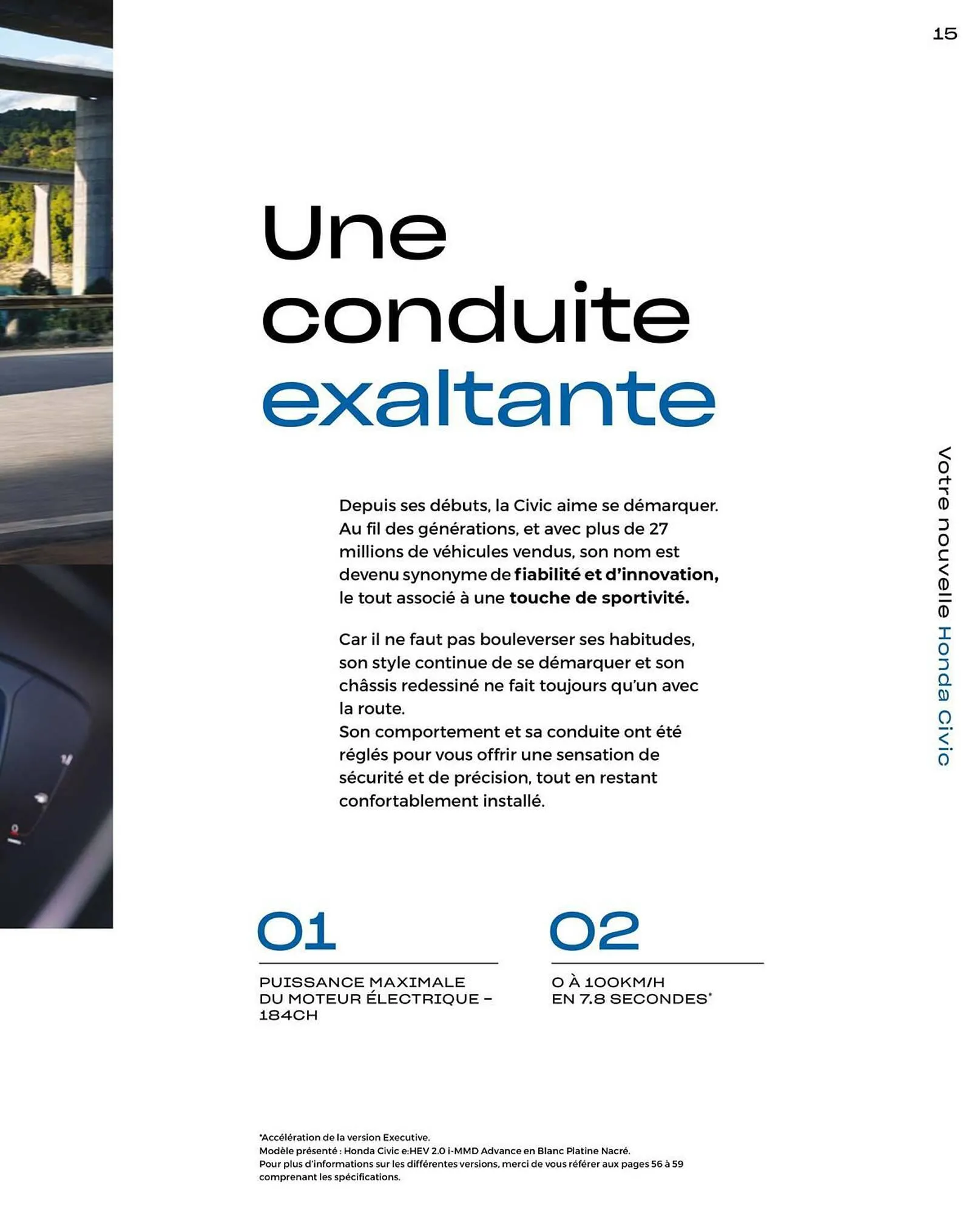 Catalogue Honda Civic Hybrid du 20 décembre au 30 juin 2024 - Catalogue page 15