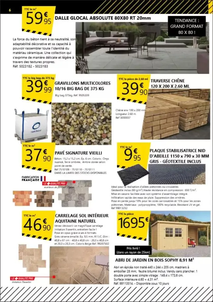 TOUT POUR LES BEAUX JOURS AJIMATERIAUX Mars 2025 du 3 mars au 31 mars 2025 - Catalogue page 6