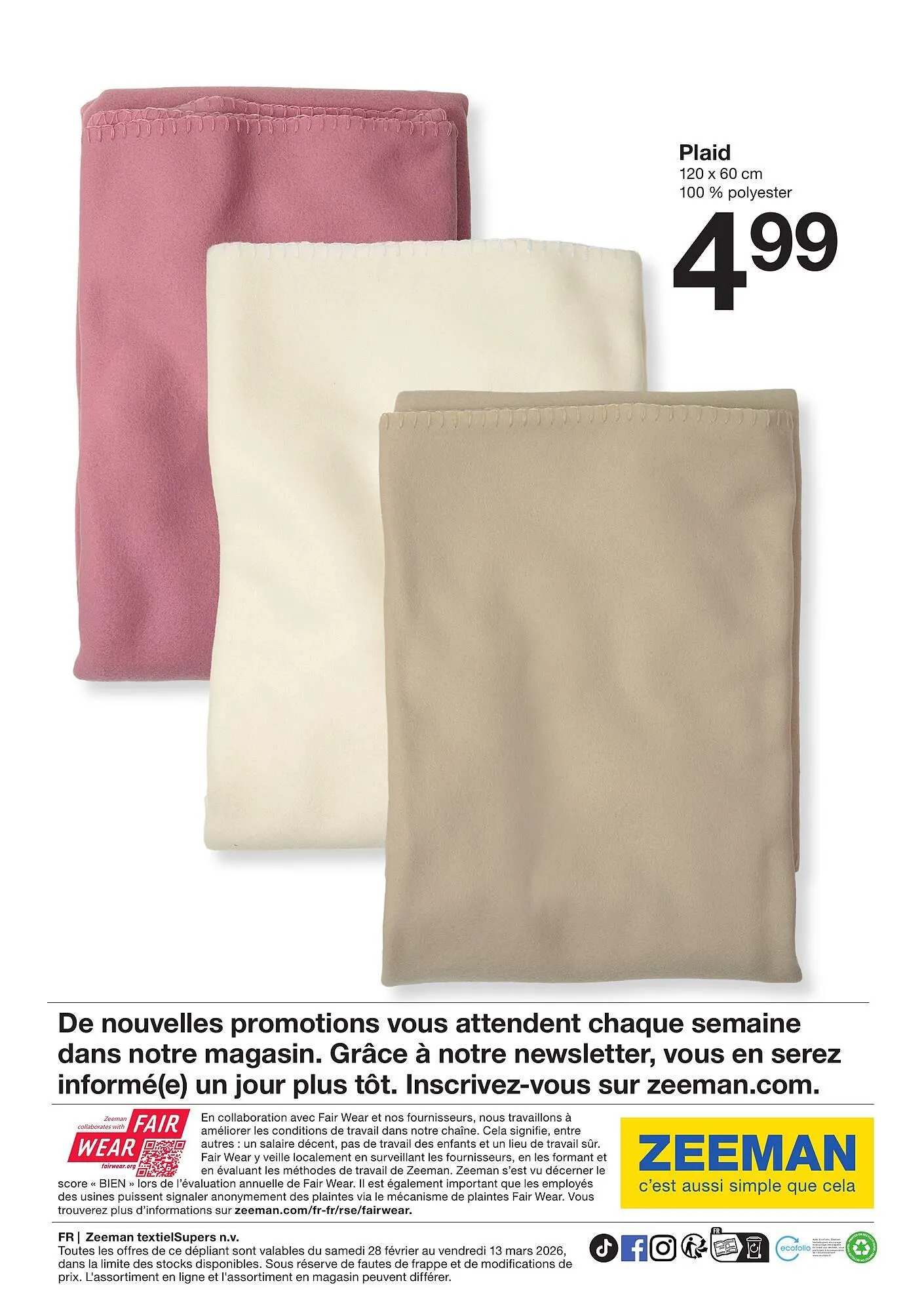 Catalogue Zeeman du 28 février au 13 mars 2026 - Catalogue page 42