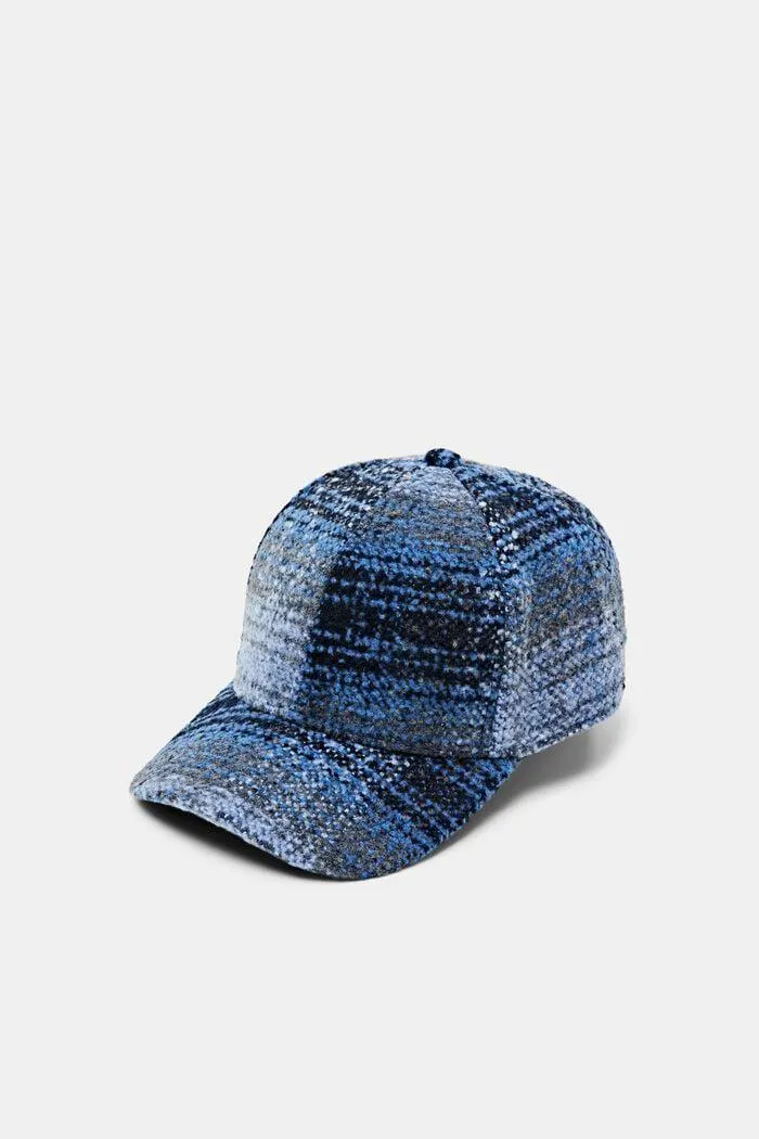 Casquette à carreaux