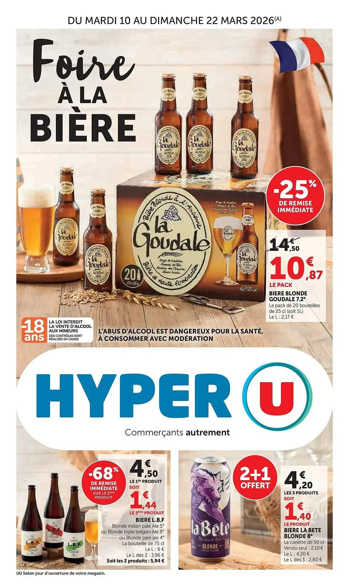 Catalogue Hyper U du 9 mars au 15 mars 2026 - Catalogue page 1