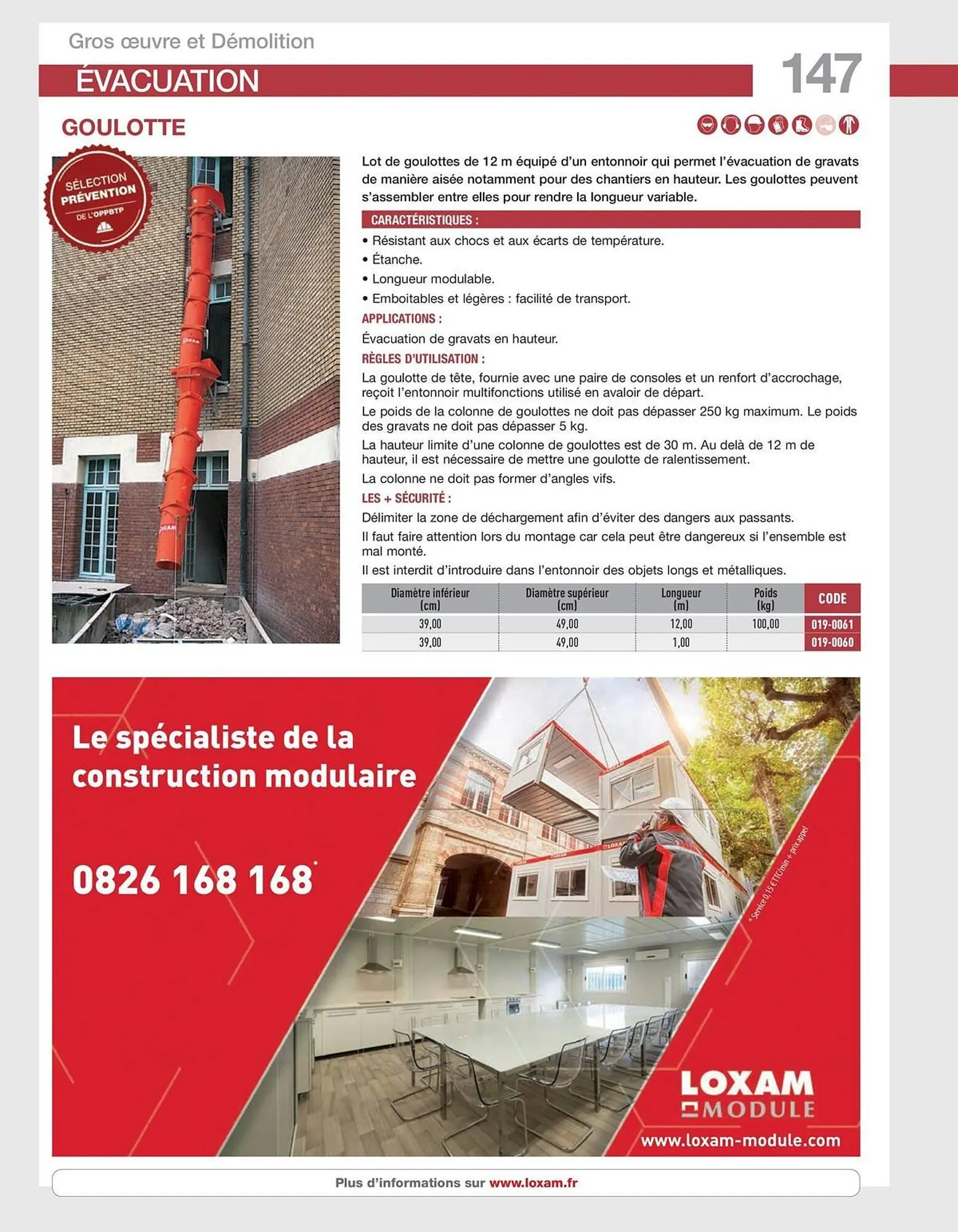 Catalogue Loxam du 10 avril au 31 décembre 2025 - Catalogue page 149