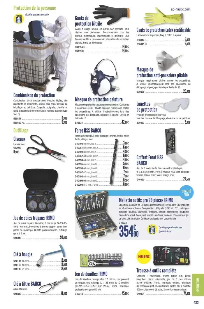 Catalogue Accastillage Diffusion 2025 du 1 janvier au 31 décembre 2025 - Catalogue page 425