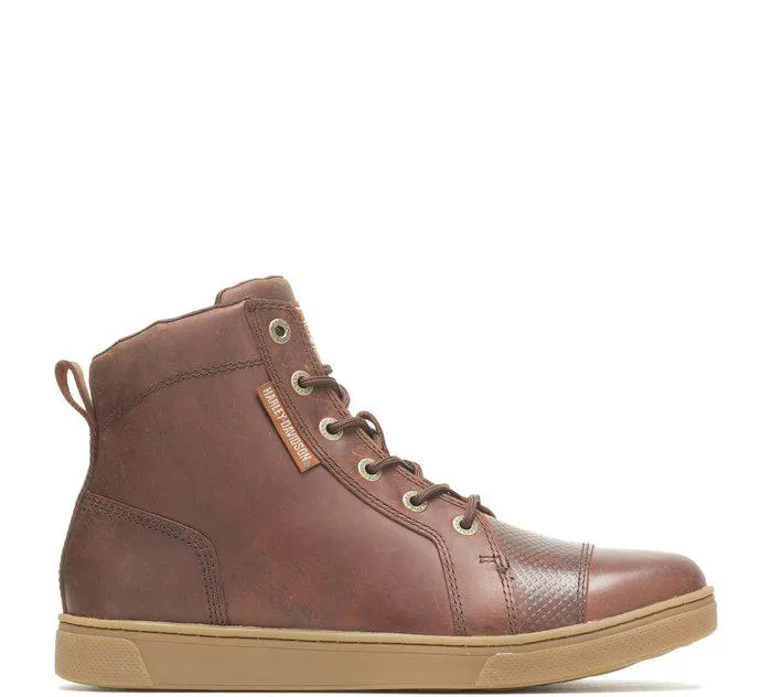 Baskets de moto Breman 4.5" CE pour hommes - Marron