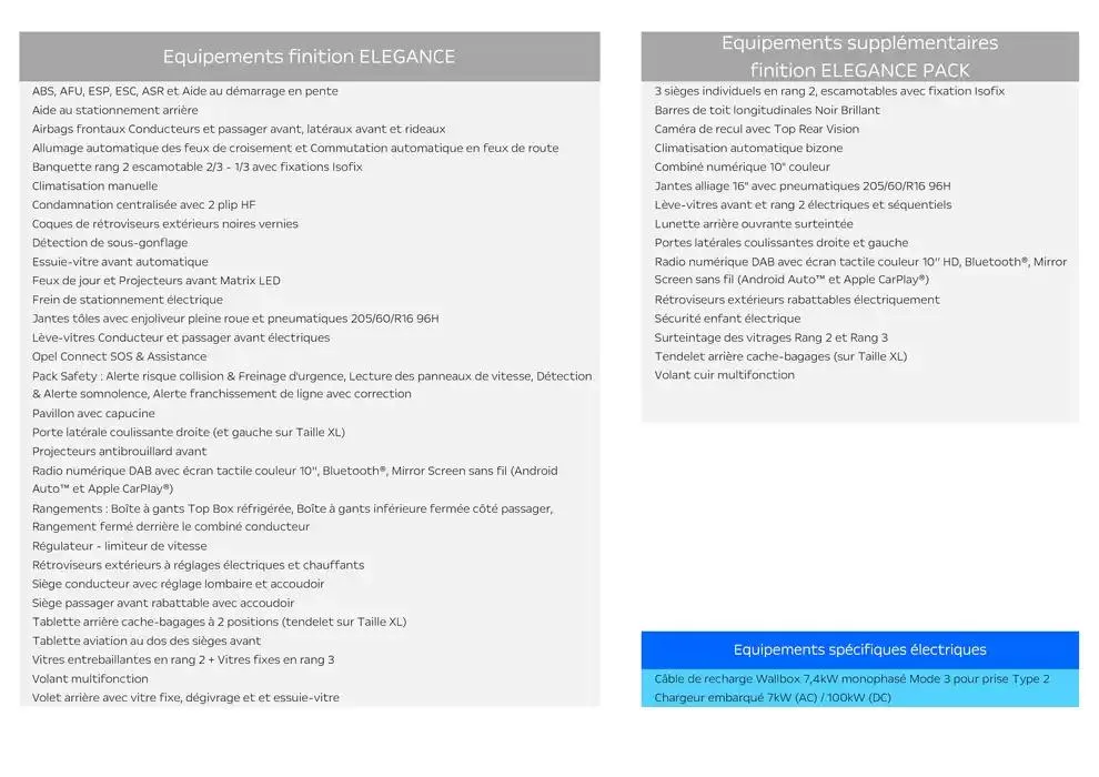 Opel Nouveau Combo Life Electric du 17 décembre au 17 décembre 2025 - Catalogue page 2