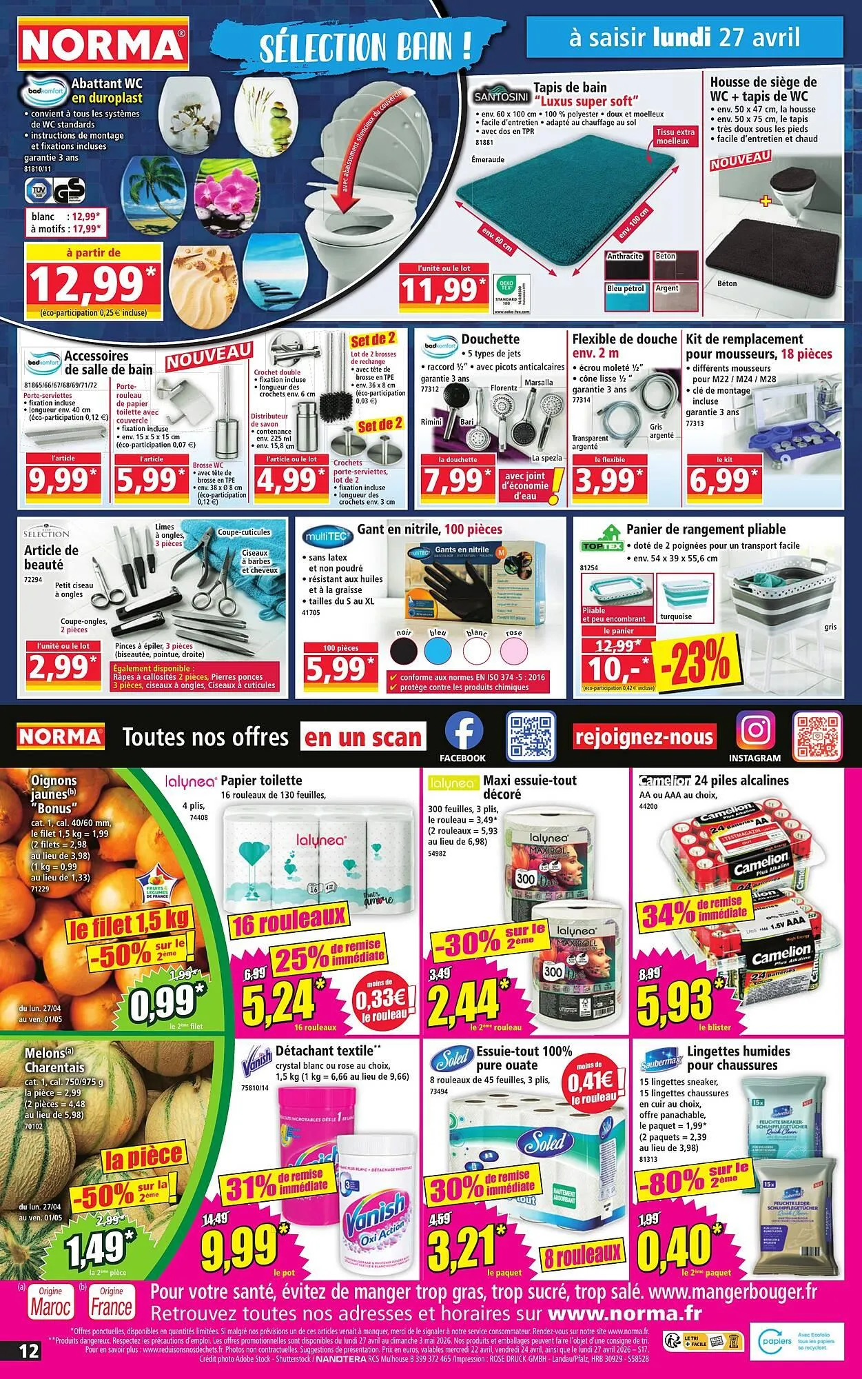 Catalogue Norma du 22 avril au 28 avril 2026 - Catalogue page 12