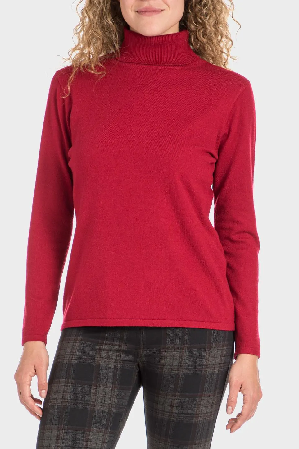 Pull basique col roulé