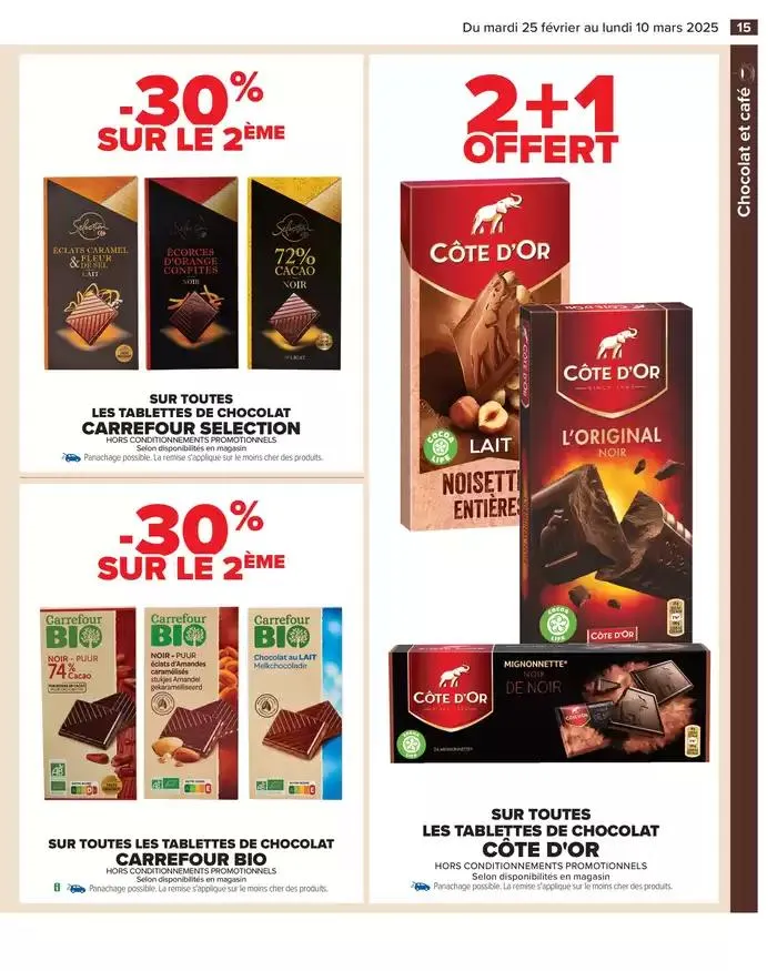 -50% SUR LE 2ÈME - CHOCOLAT ET CAFÉ du 25 février au 10 mars 2025 - Catalogue page 17