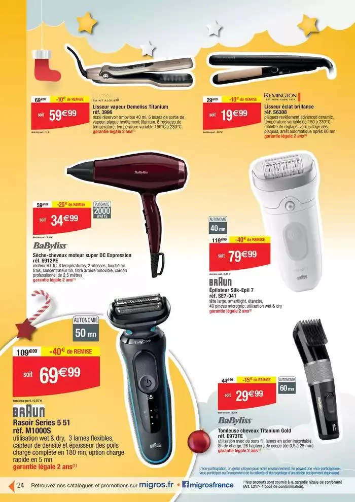 Déco (18j) Kdo Mode festif du 19 novembre au 15 décembre 2024 - Catalogue page 24