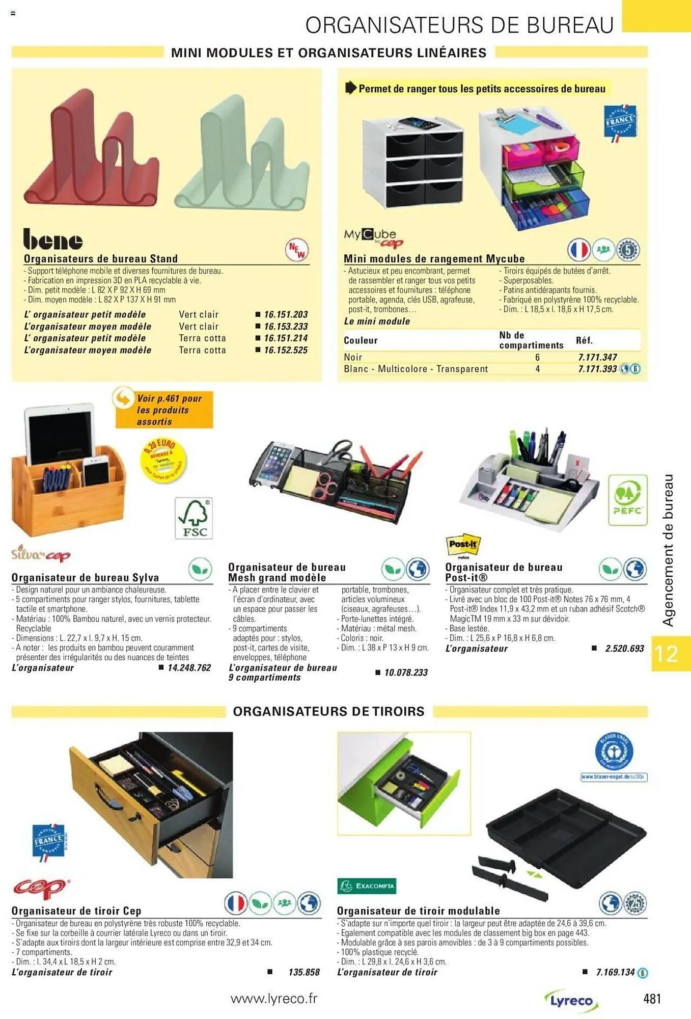 Catalogue Lyreco du 15 mai au 31 décembre 2023 - Catalogue page 481