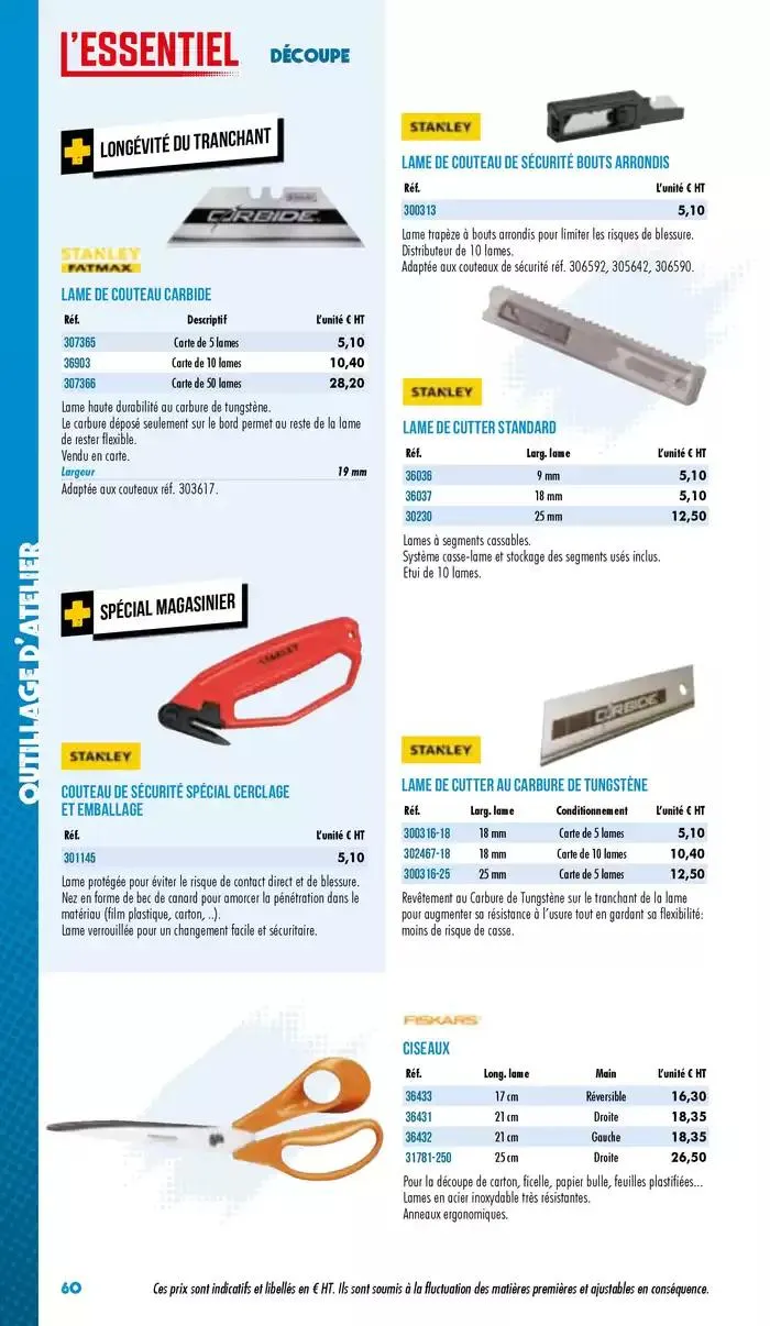 Essentiel Industrie 2025 du 3 janvier au 31 décembre 2025 - Catalogue page 62