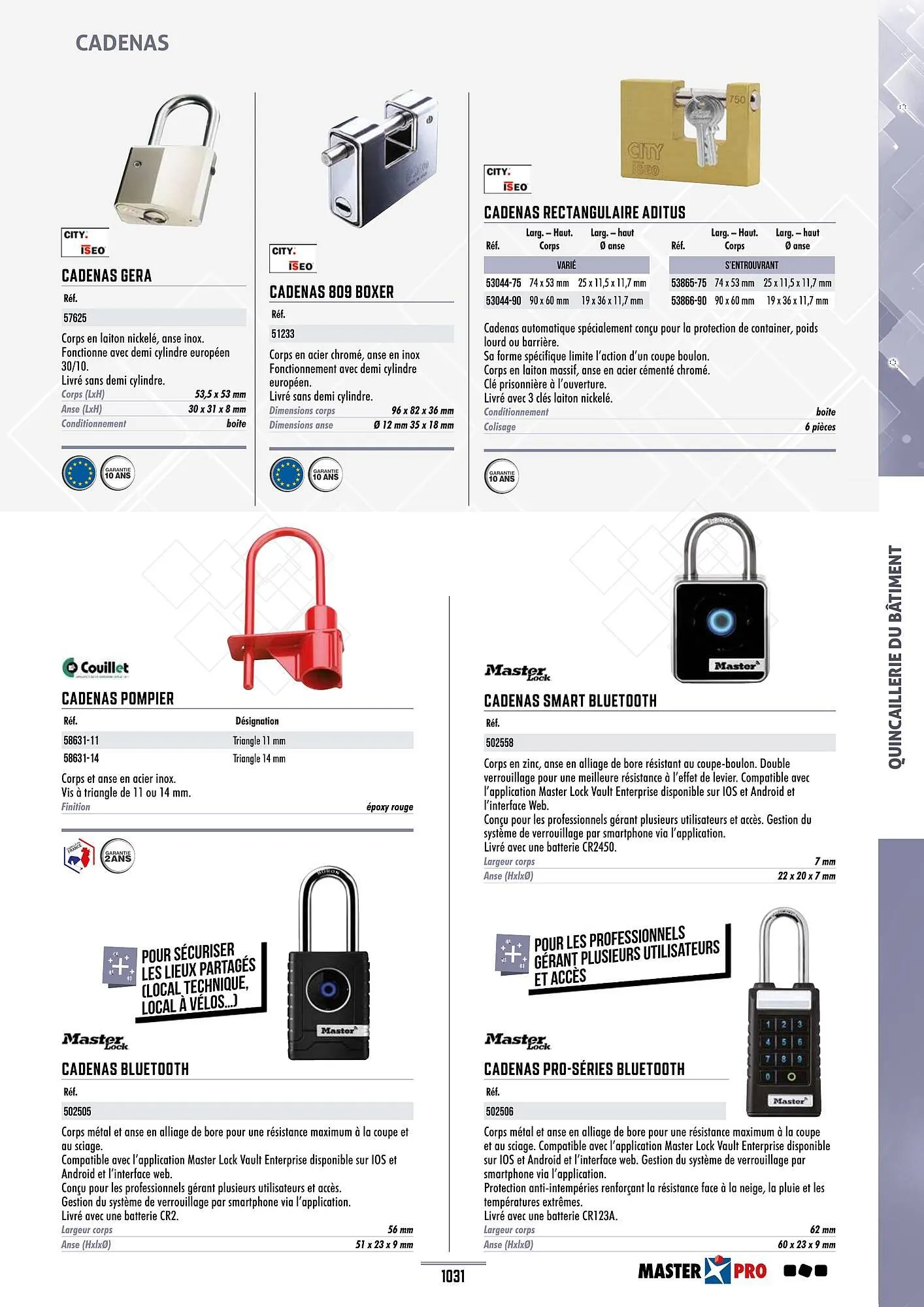 Catalogue Master Pro du 28 janvier au 30 décembre 2028 - Catalogue page 1035