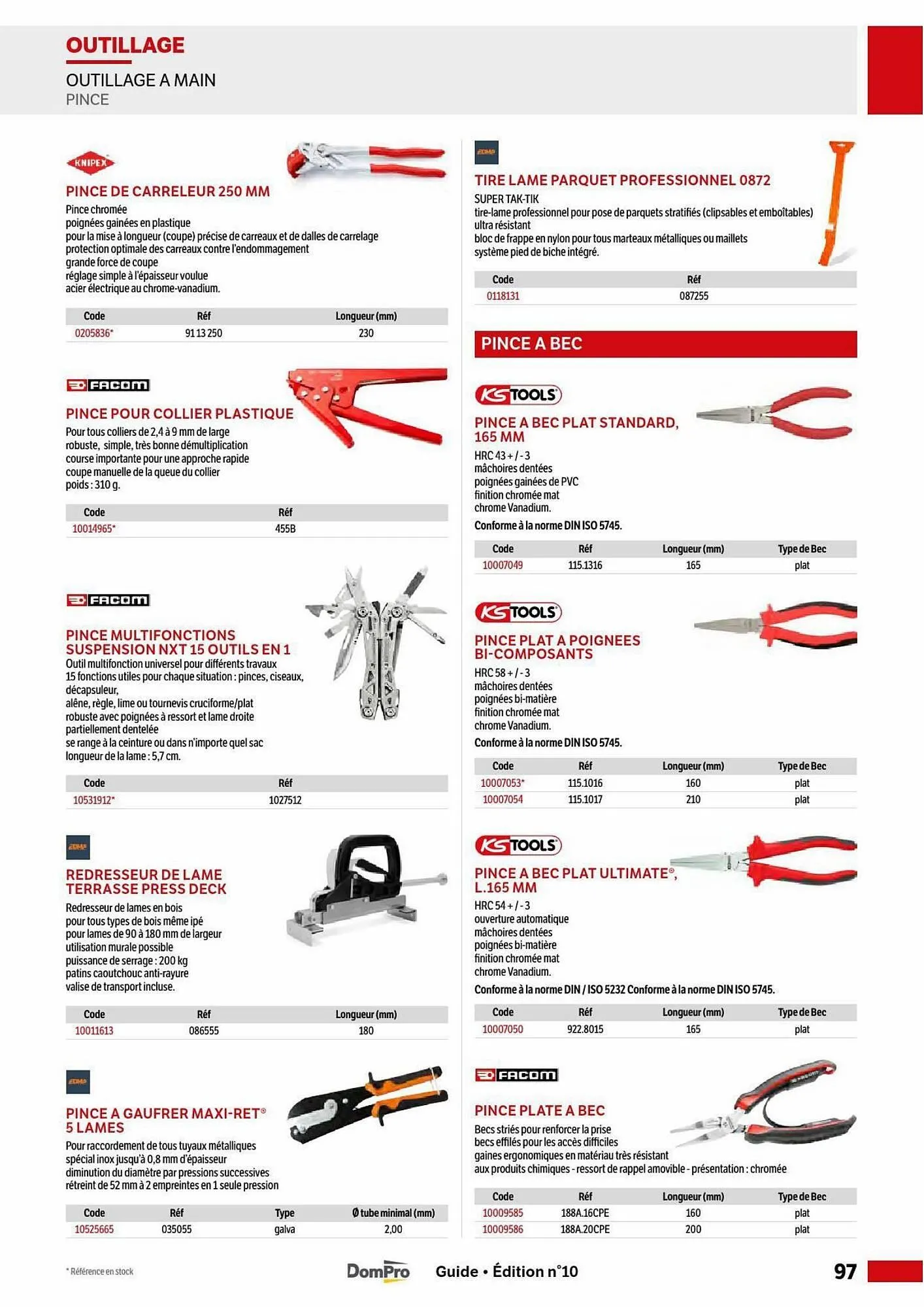 Catalogue DomPro du 5 mai au 30 août 2025 - Catalogue page 97