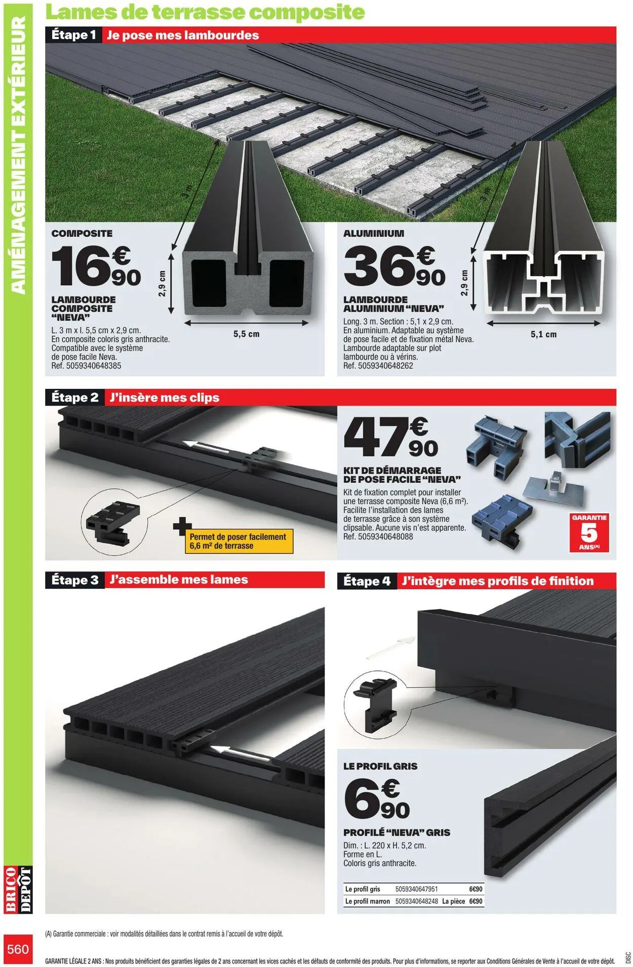 Brico Dépôt Catalogue actuel du 24 mars au 31 juillet 2025 - Catalogue page 560