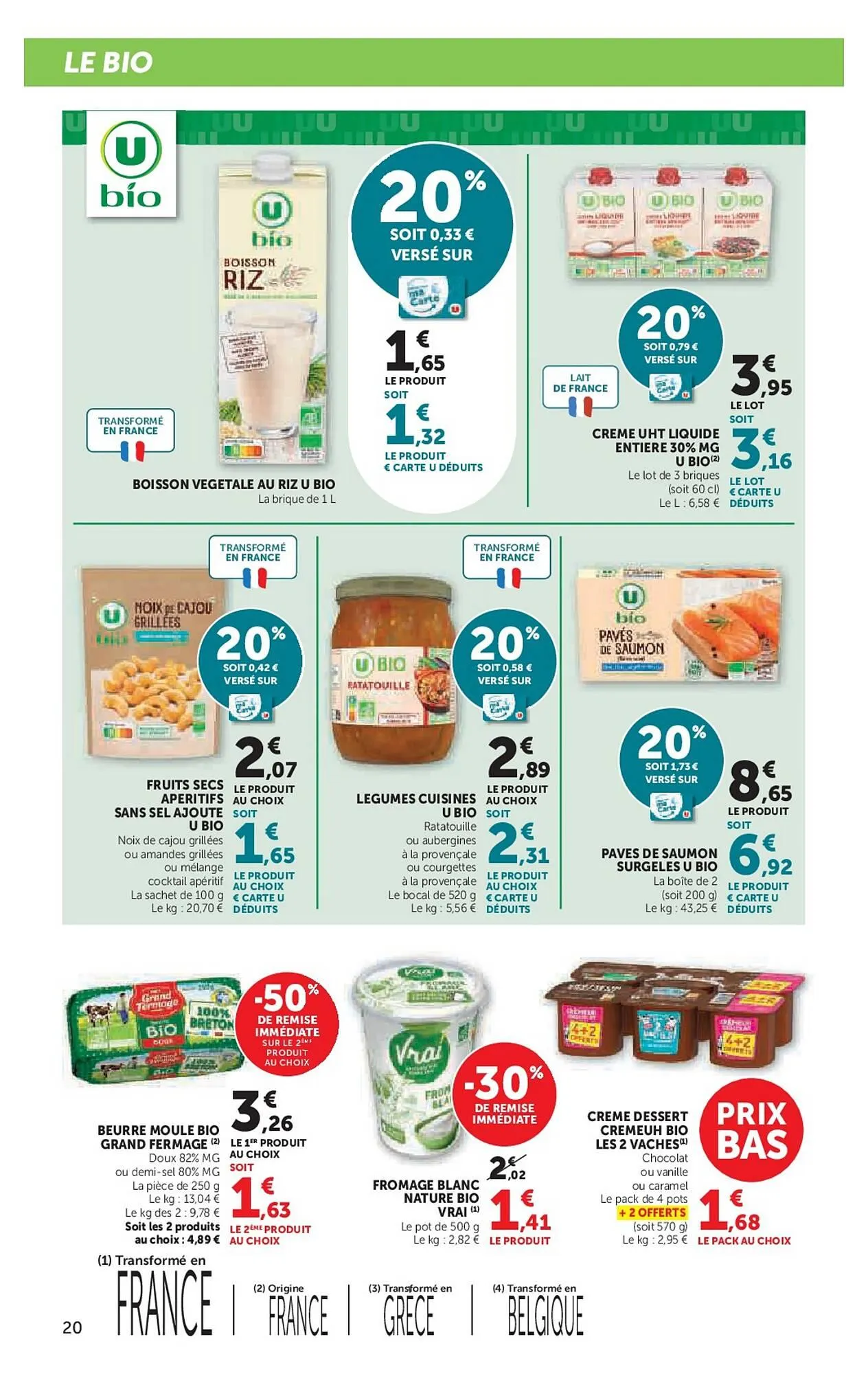 Catalogue Super U du 24 mars au 6 avril 2026 - Catalogue page 20