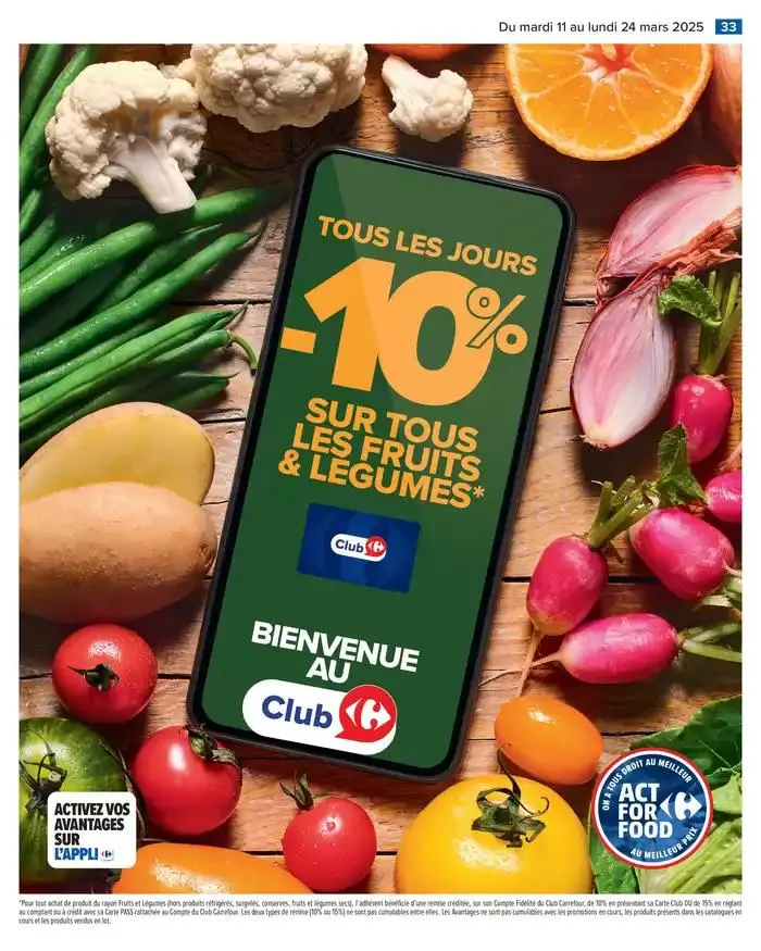 LES JOURS MEILLEURS AVEC LES PRODUITS CARREFOUR du 11 mars au 24 mars 2025 - Catalogue page 35