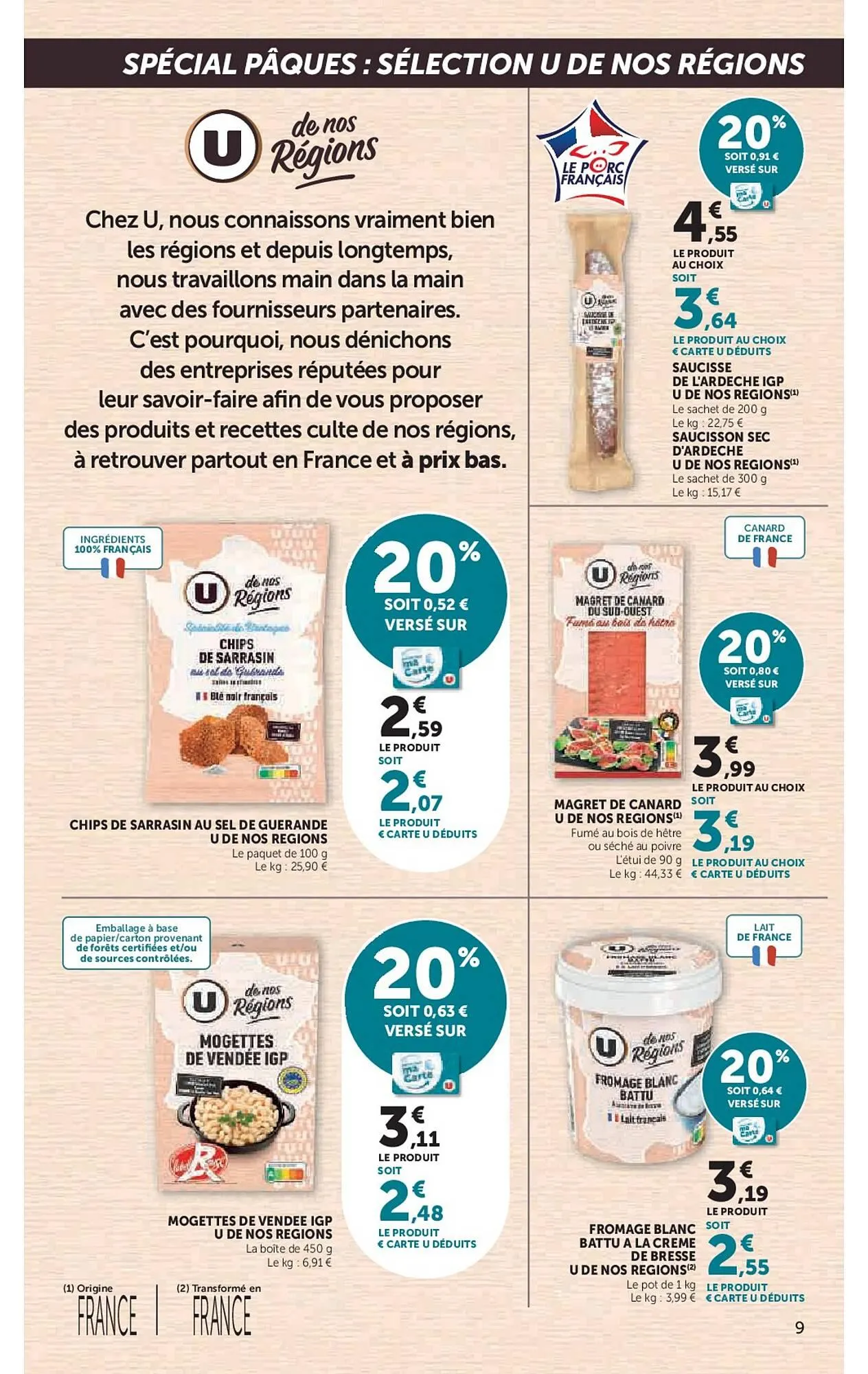 Catalogue U Express du 24 mars au 6 avril 2026 - Catalogue page 9