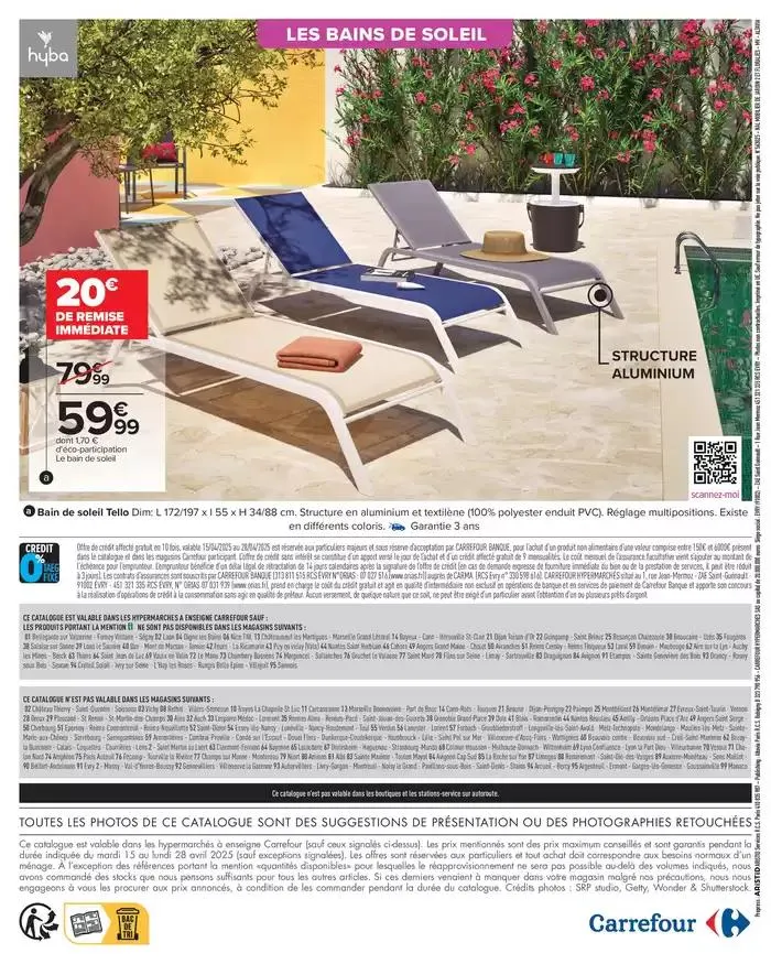 PROFITER ENFIN DE SON JARDIN du 15 avril au 28 avril 2025 - Catalogue page 20