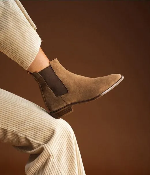 CHELSEA BOOTS SANTIA MARRON