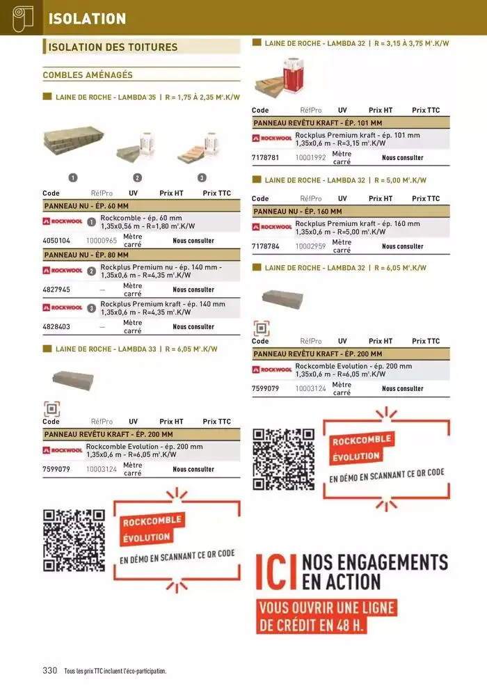 Matériaux 2025 du 1 janvier au 31 décembre 2025 - Catalogue page 330