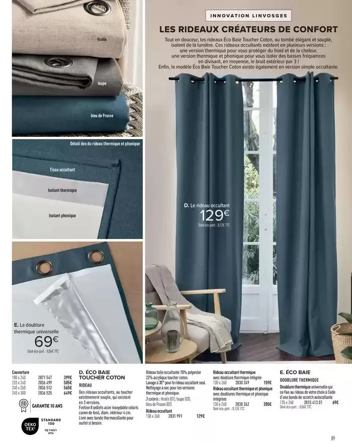 PRINTEMPS - ÉTÉ 2025 du 5 février au 31 août 2025 - Catalogue page 91