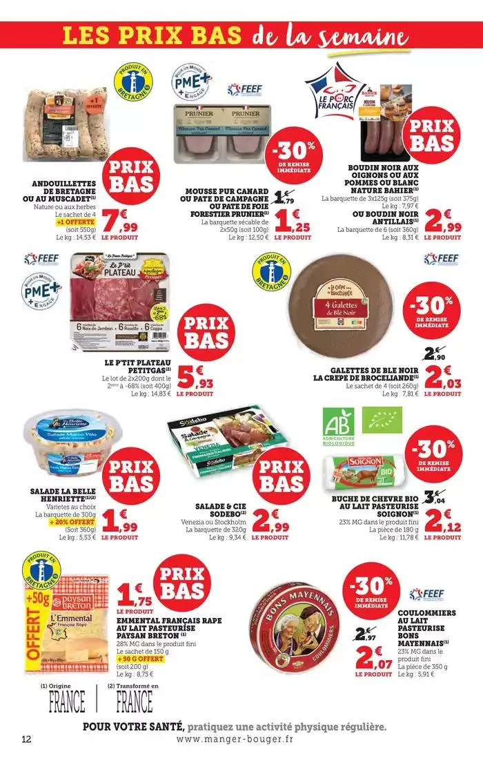 LE MARCHÉ À PRIX BAS ! du 1 avril au 13 avril 2025 - Catalogue page 12