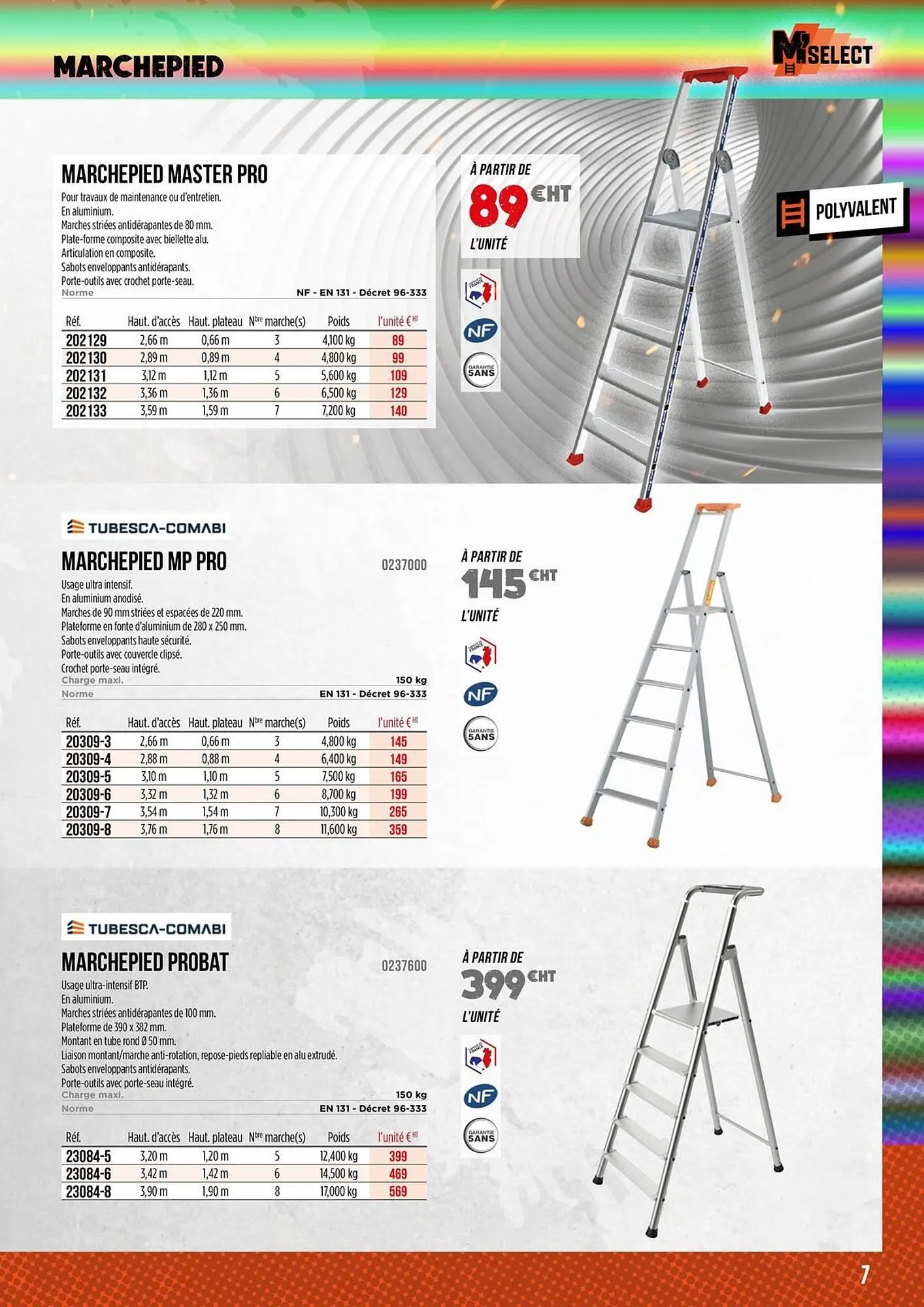 Catalogue Master Pro du 7 avril au 31 juillet 2025 - Catalogue page 7