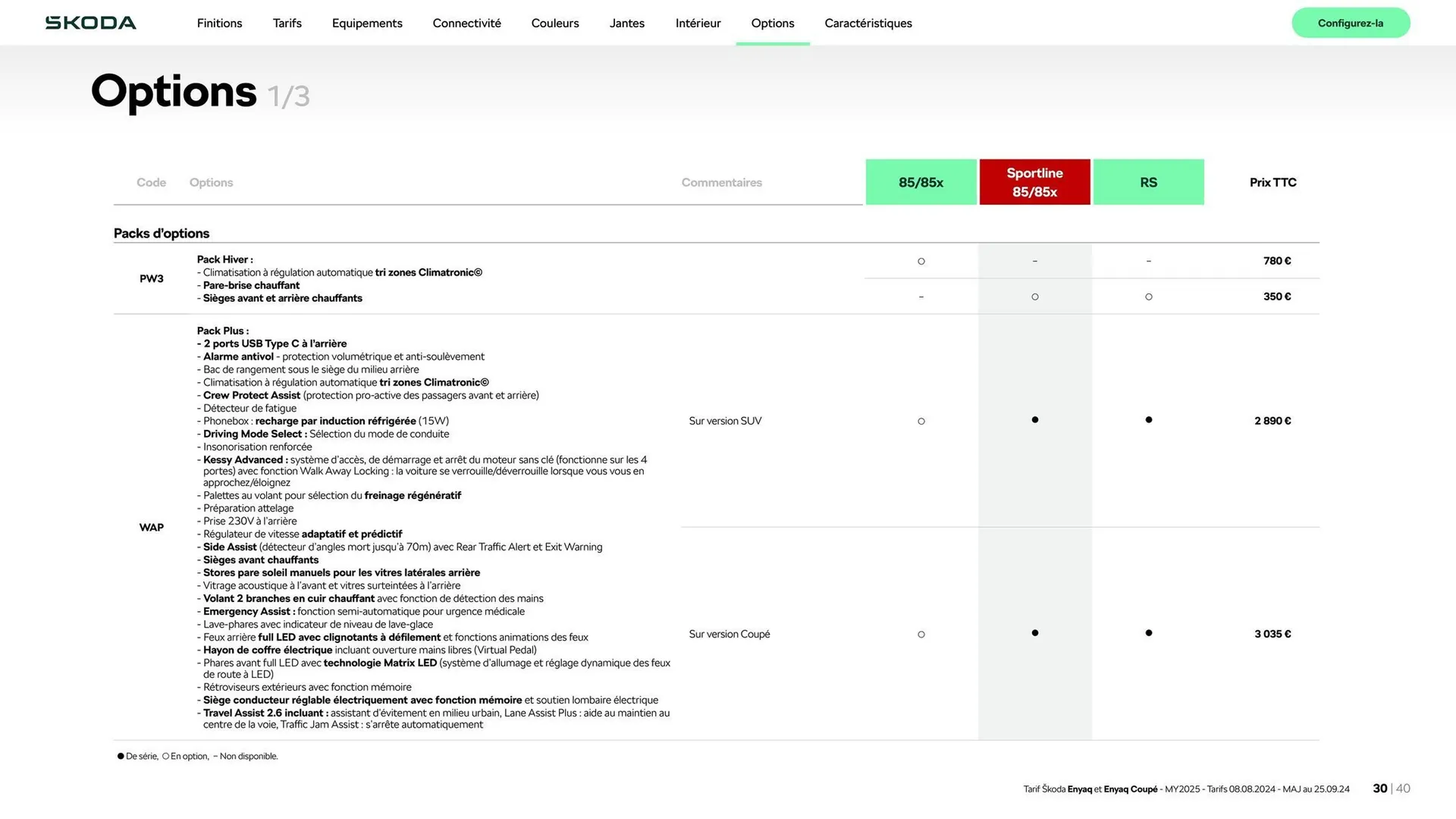 Catalogue Škoda du 6 novembre au 6 novembre 2025 - Catalogue page 30