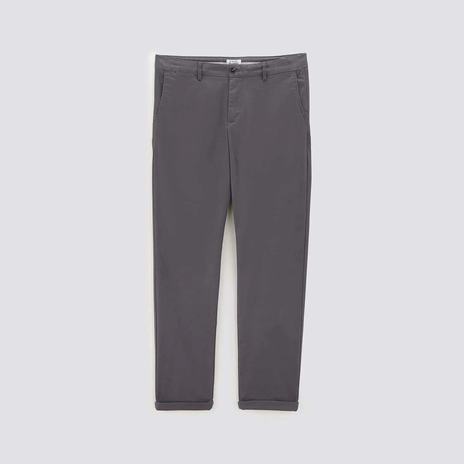 Pantalon chino regular "le parfait by JULES" - Gris foncé