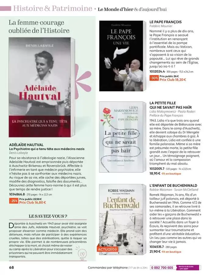 Mai - Juin 2025 du 30 avril au 30 juin 2025 - Catalogue page 68