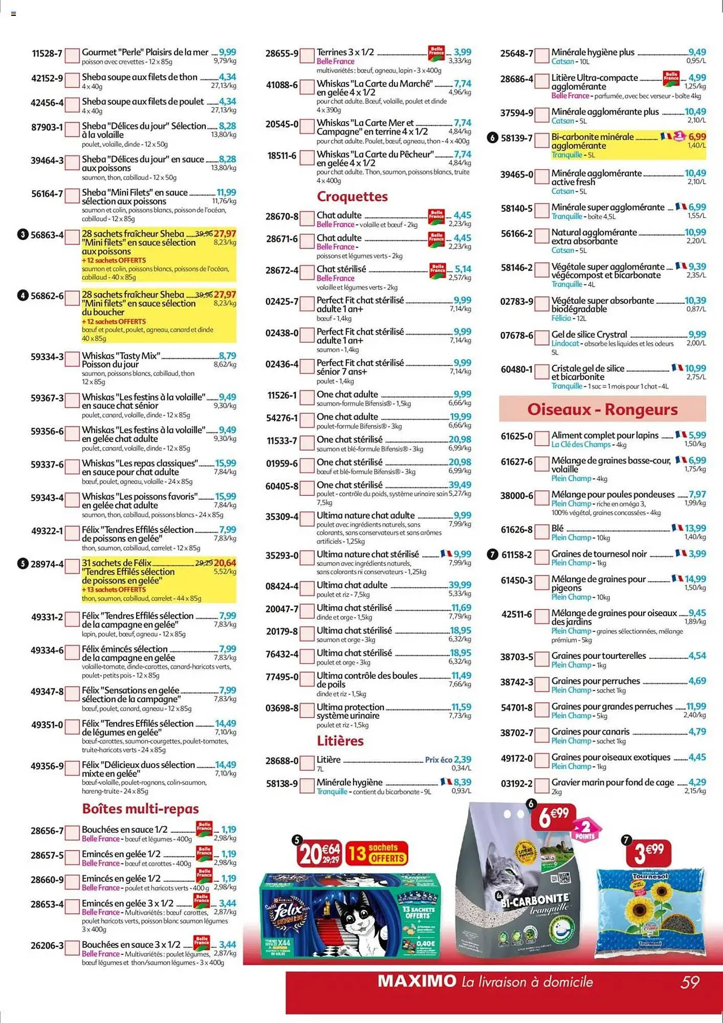 Catalogue Maximo du 7 juillet au 3 août 2025 - Catalogue page 59