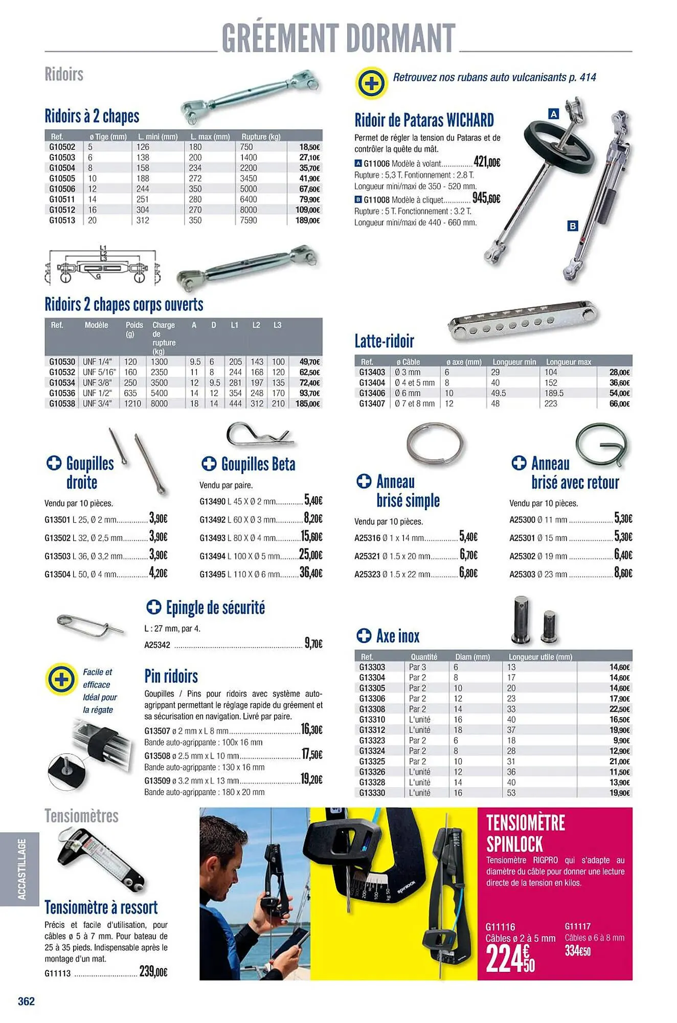 Catalogue Accastillage Diffusion du 1 mars au 31 décembre 2023 - Catalogue page 364