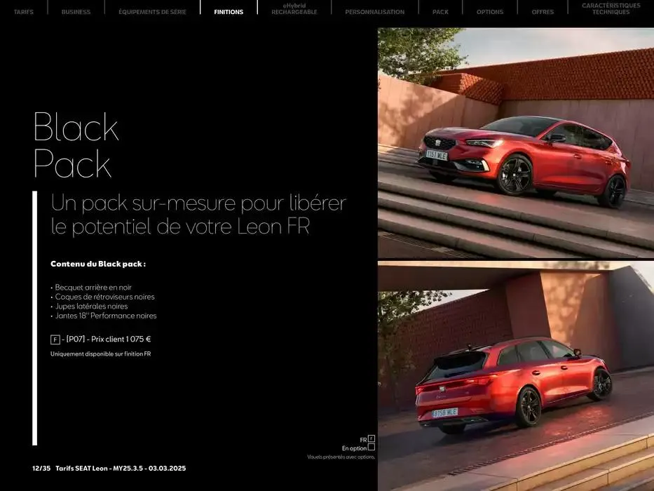 SEAT Leon 5 portes du 5 mars au 5 mars 2026 - Catalogue page 12