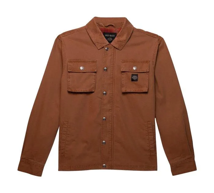 Blouson en toile Forever Harley pour hommes - Dachshund