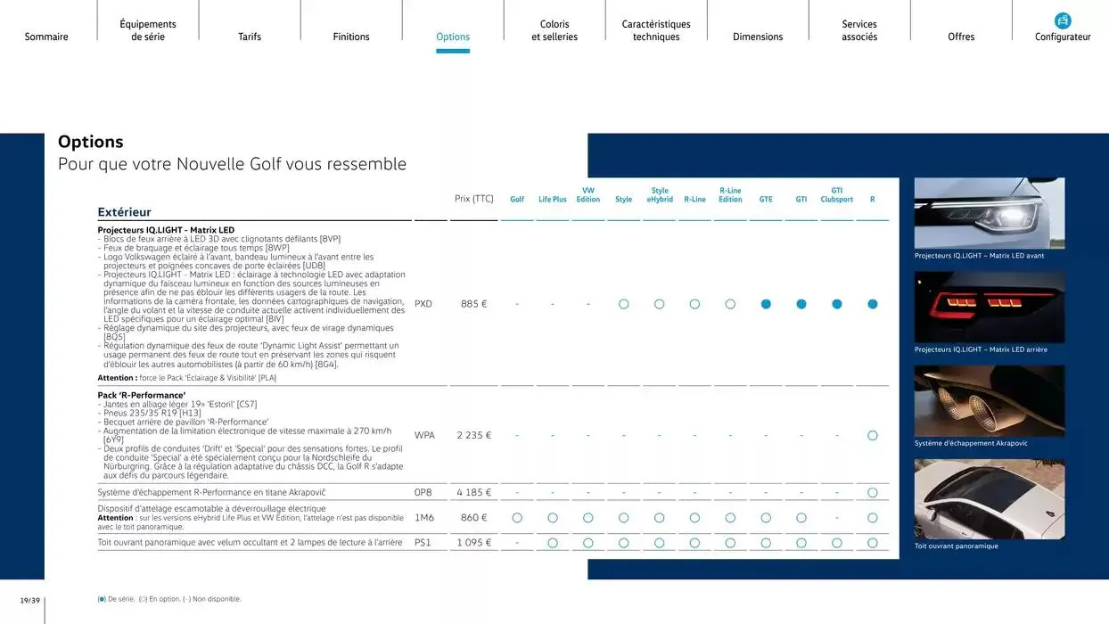 Nouvelle Golf du 16 mai au 31 décembre 2025 - Catalogue page 19