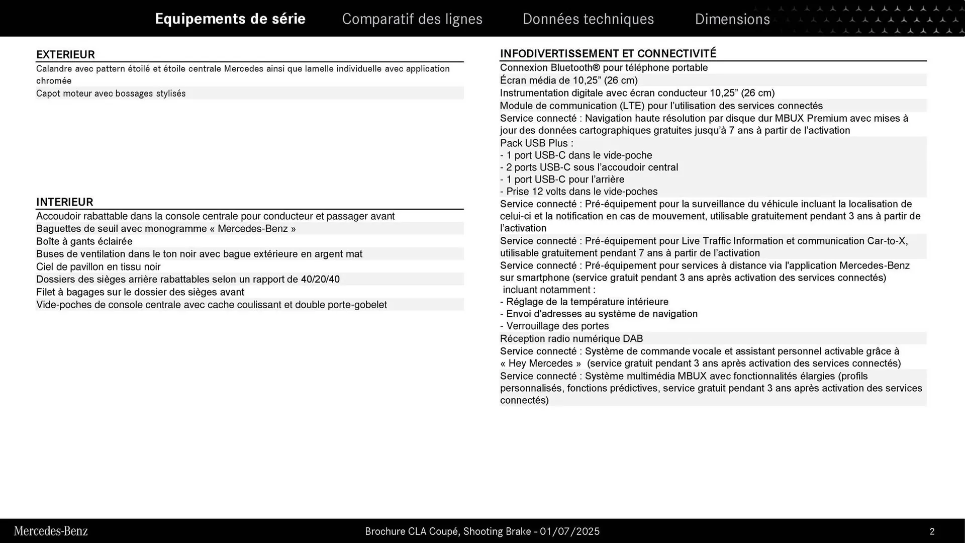 Catalogue Mercedes-Benz du 3 septembre au 3 septembre 2026 - Catalogue page 2