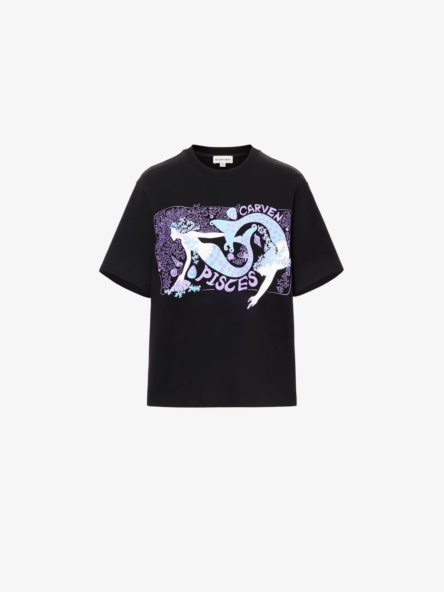 ASTRO TEE-SHIRT IN BLACK COTTON