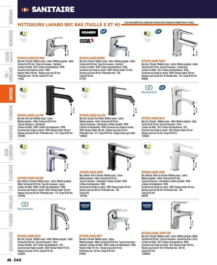 Guide produits 2024 du 15 mars au 31 décembre 2024 - Catalogue page 340
