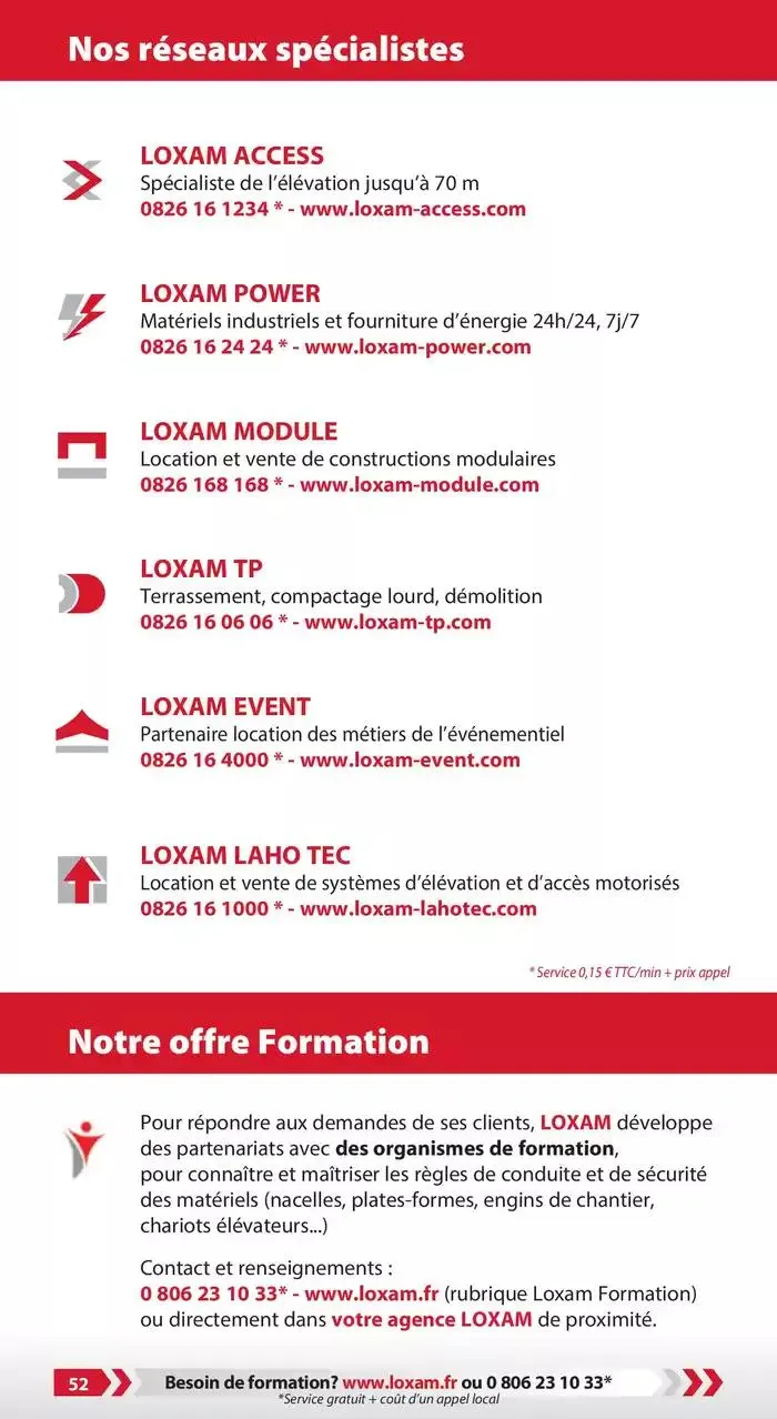 Tarifs professionnels du 3 janvier au 31 décembre 2025 - Catalogue page 54