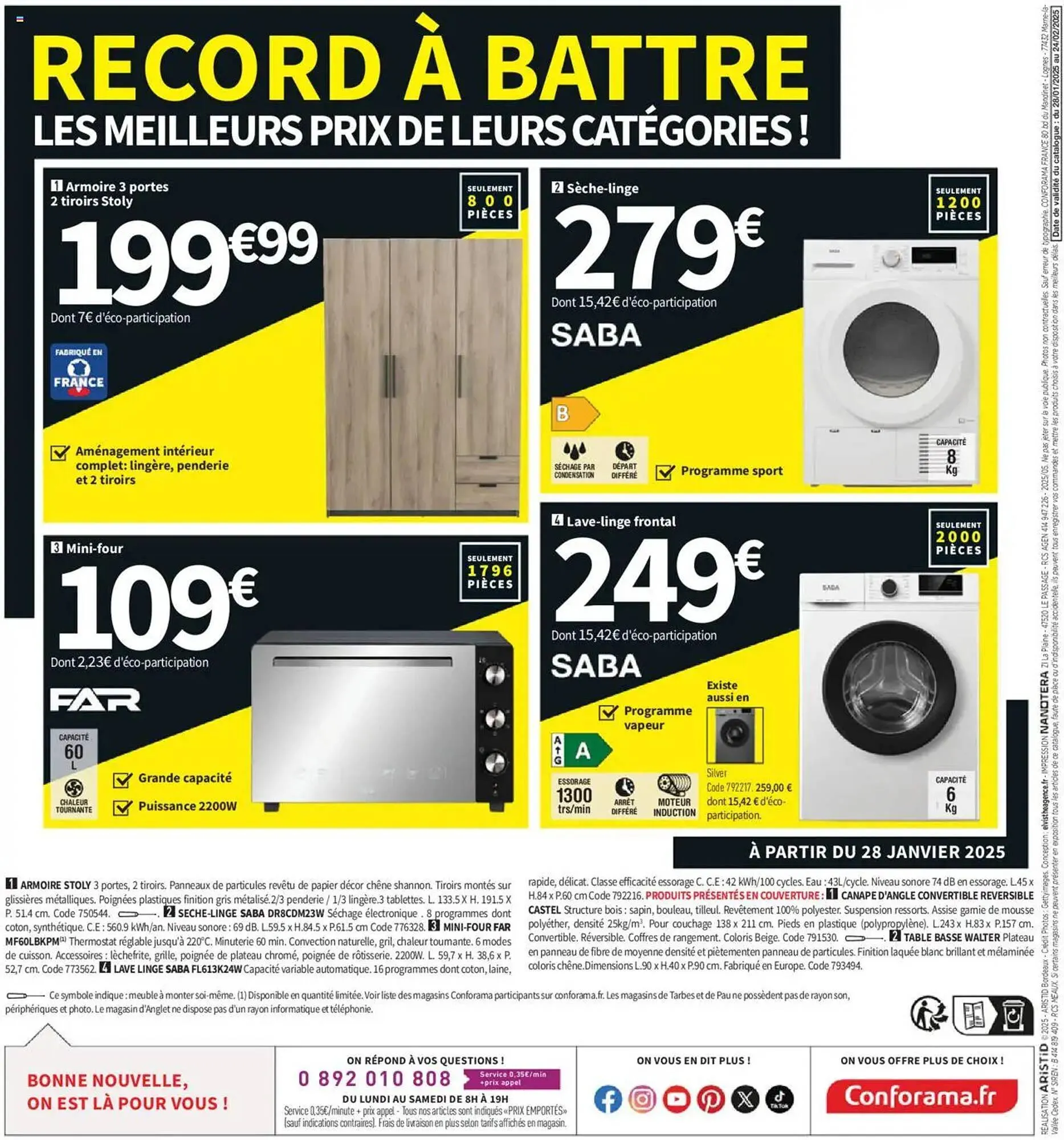 Catalogue Conforama du 28 janvier au 24 février 2025 - Catalogue page 48