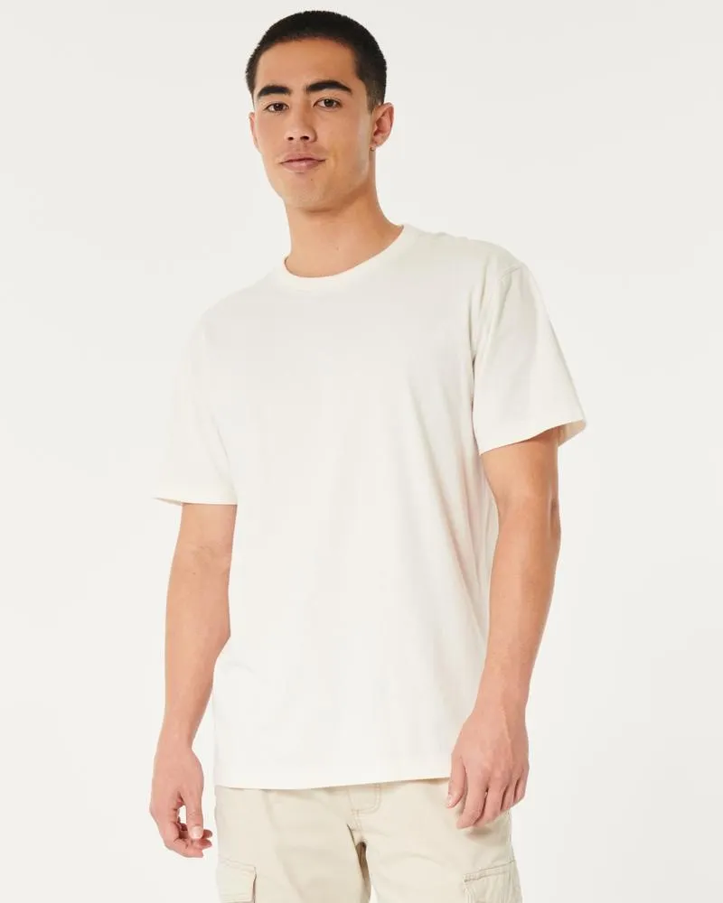 Relaxed Jersey Cotton Crew T-Shirt