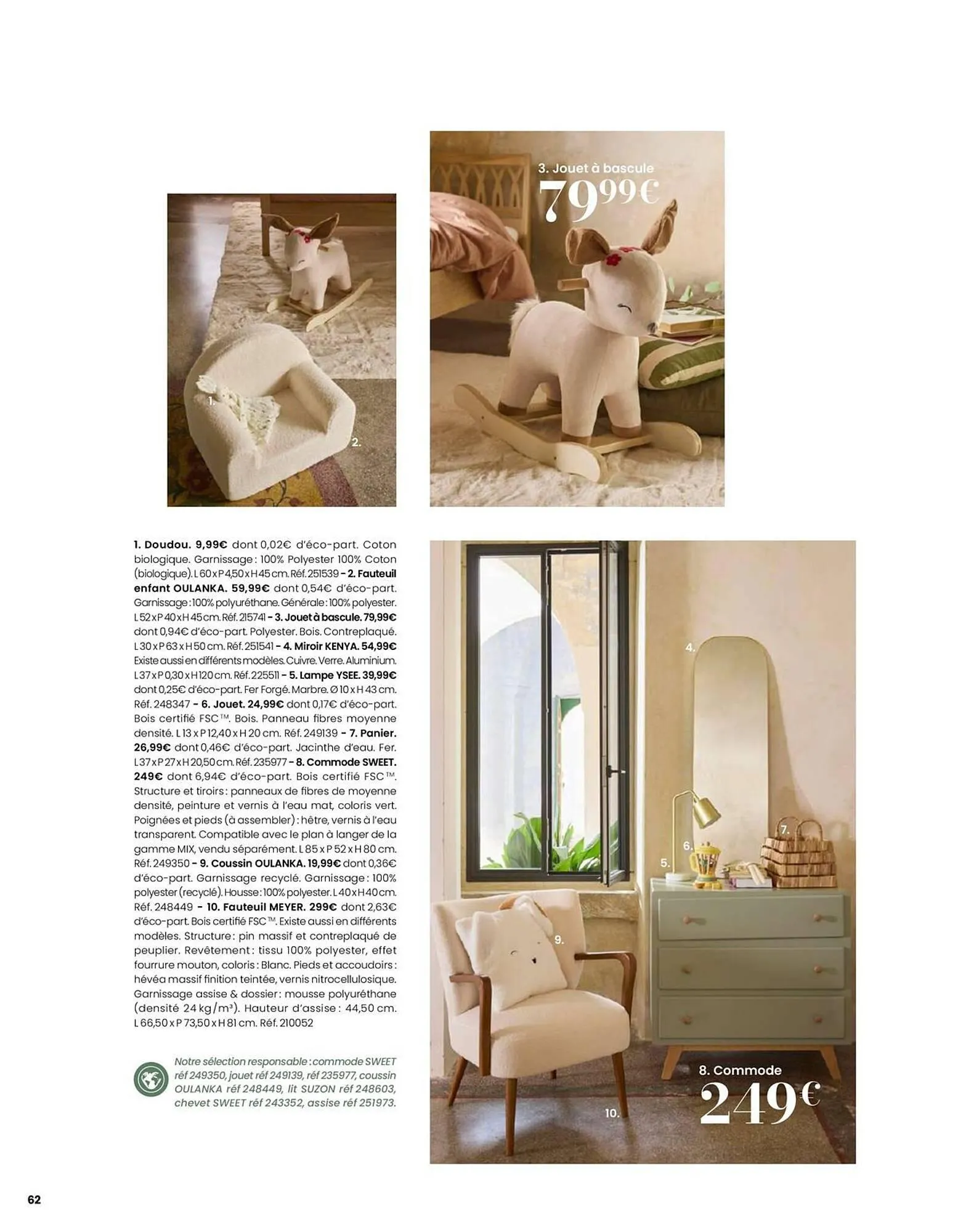 Catalogue Maisons du Monde du 1 mars au 31 août 2026 - Catalogue page 62