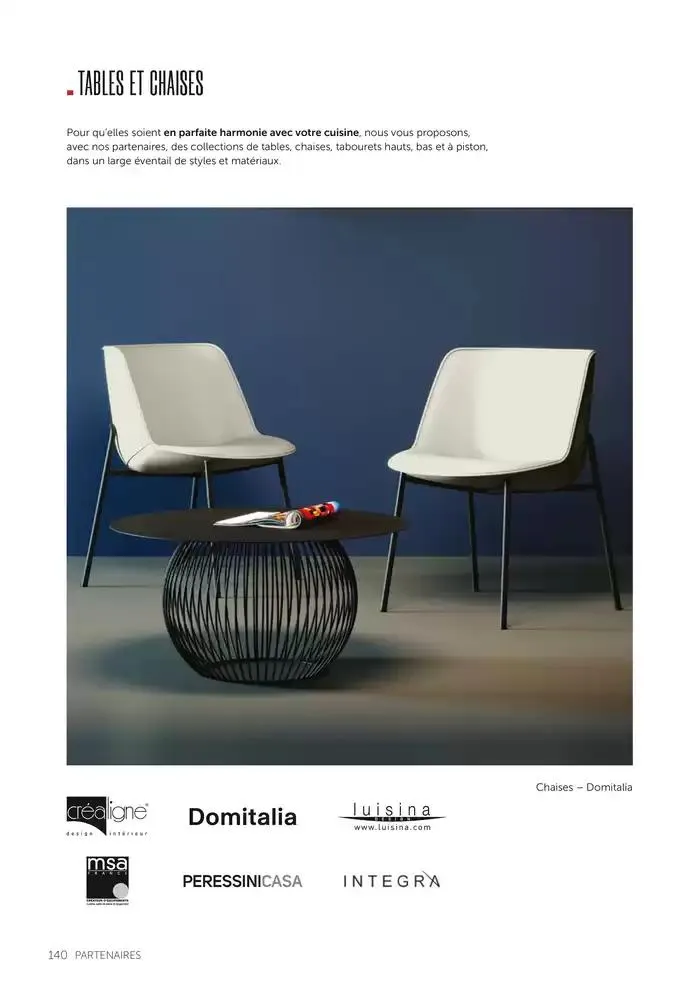 VOUS NE TROUVEREZ PAS VOTRE CUISINE DANS CE CATALOGUE du 16 janvier au 30 avril 2025 - Catalogue page 140