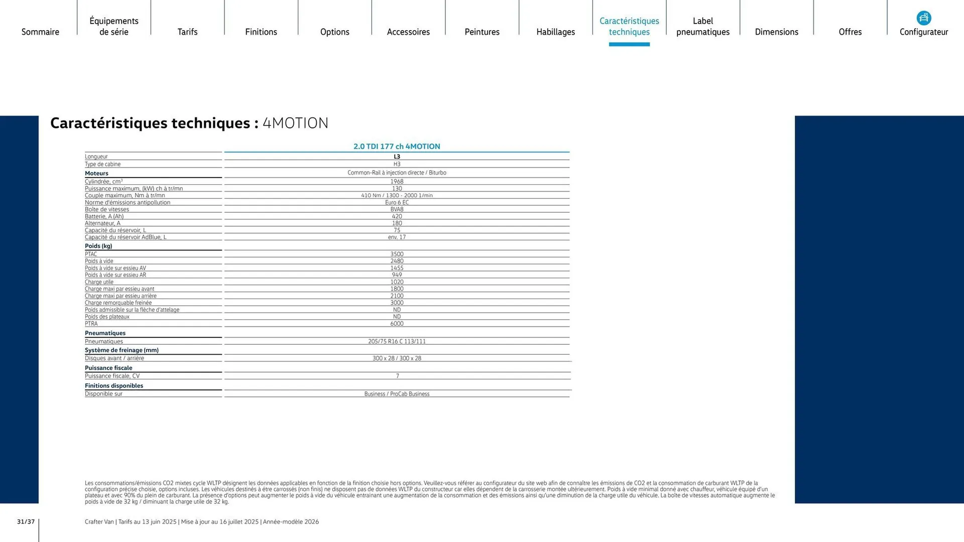 Catalogue Volkswagen du 7 août au 31 mars 2026 - Catalogue page 31