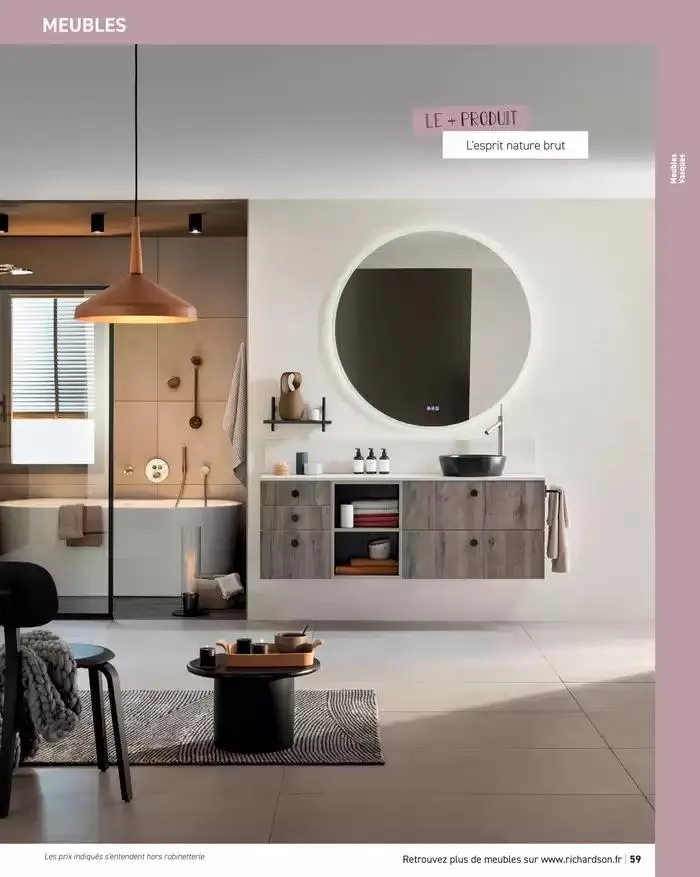 SALLE DE DE BAINS ET CARRELAGE 2025 du 11 avril au 31 décembre 2025 - Catalogue page 61