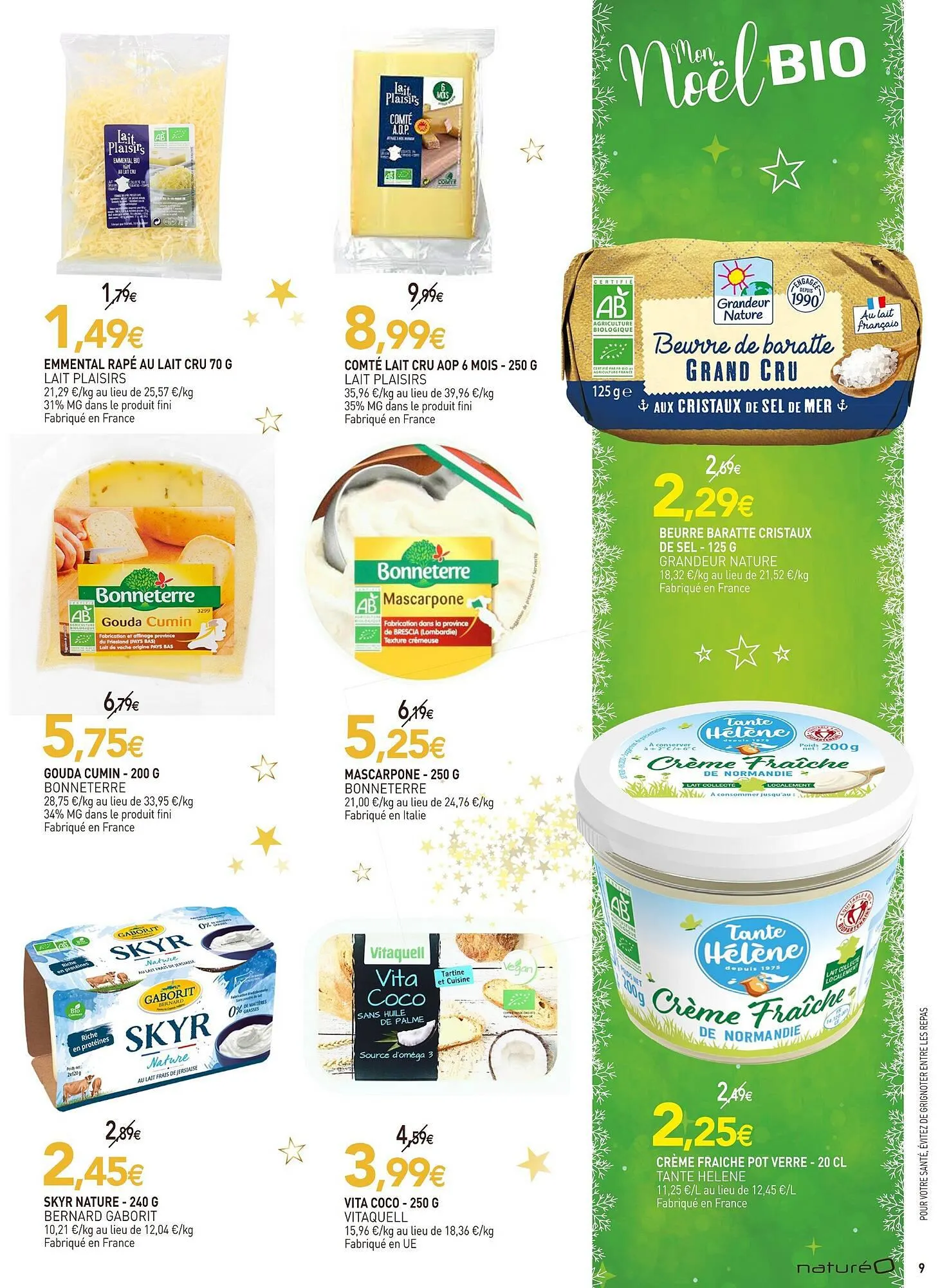 Catalogue naturéO du 21 novembre au 31 décembre 2023 - Catalogue page 9
