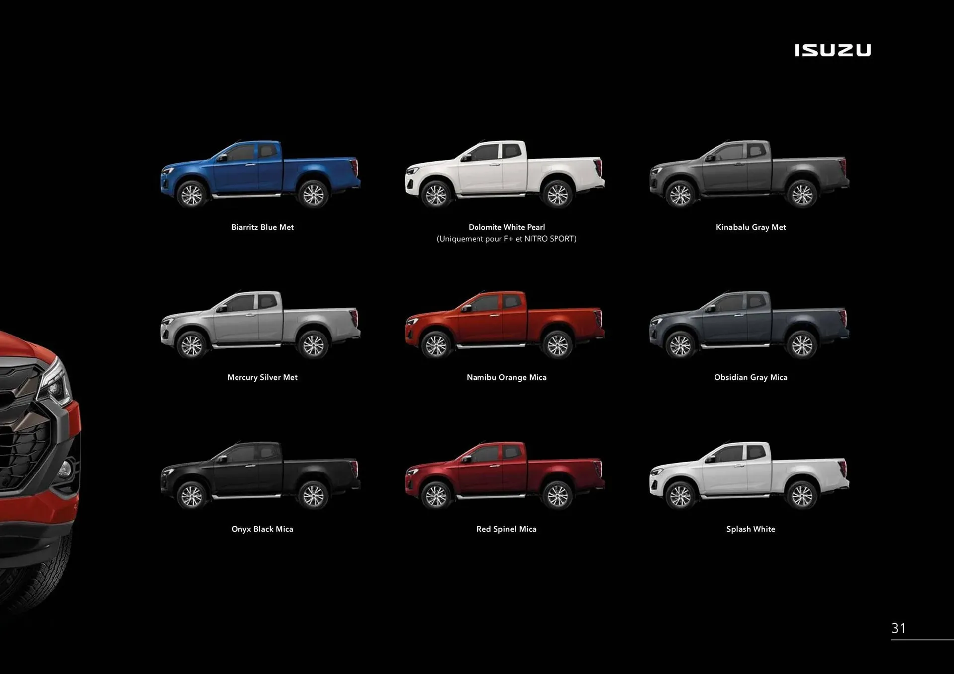 Catalogue Isuzu du 11 novembre au 31 janvier 2026 - Catalogue page 33