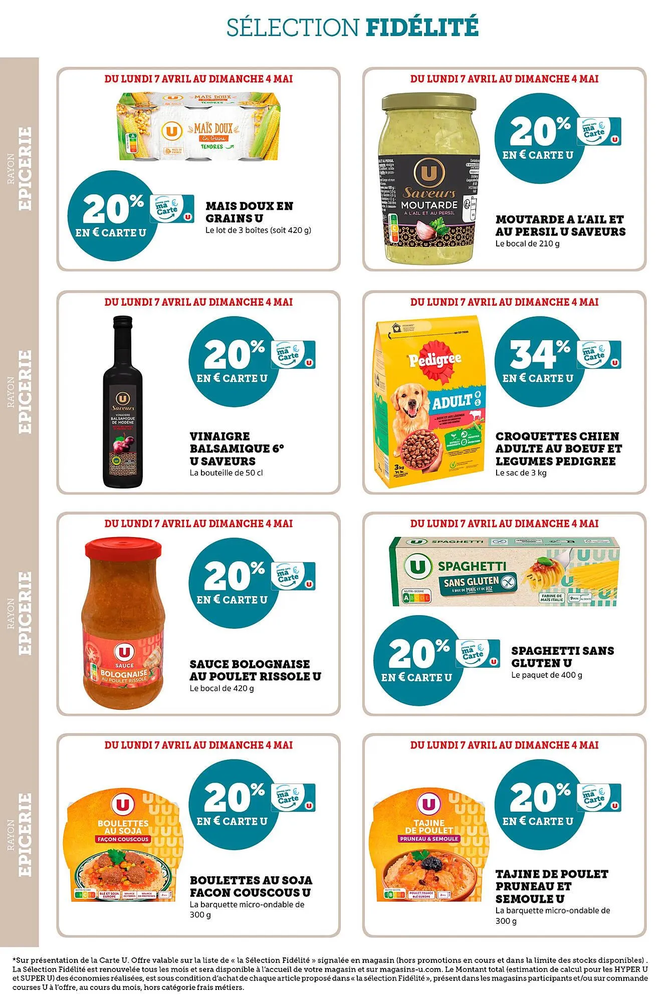 Catalogue Super U du 7 avril au 4 mai 2025 - Catalogue page 20
